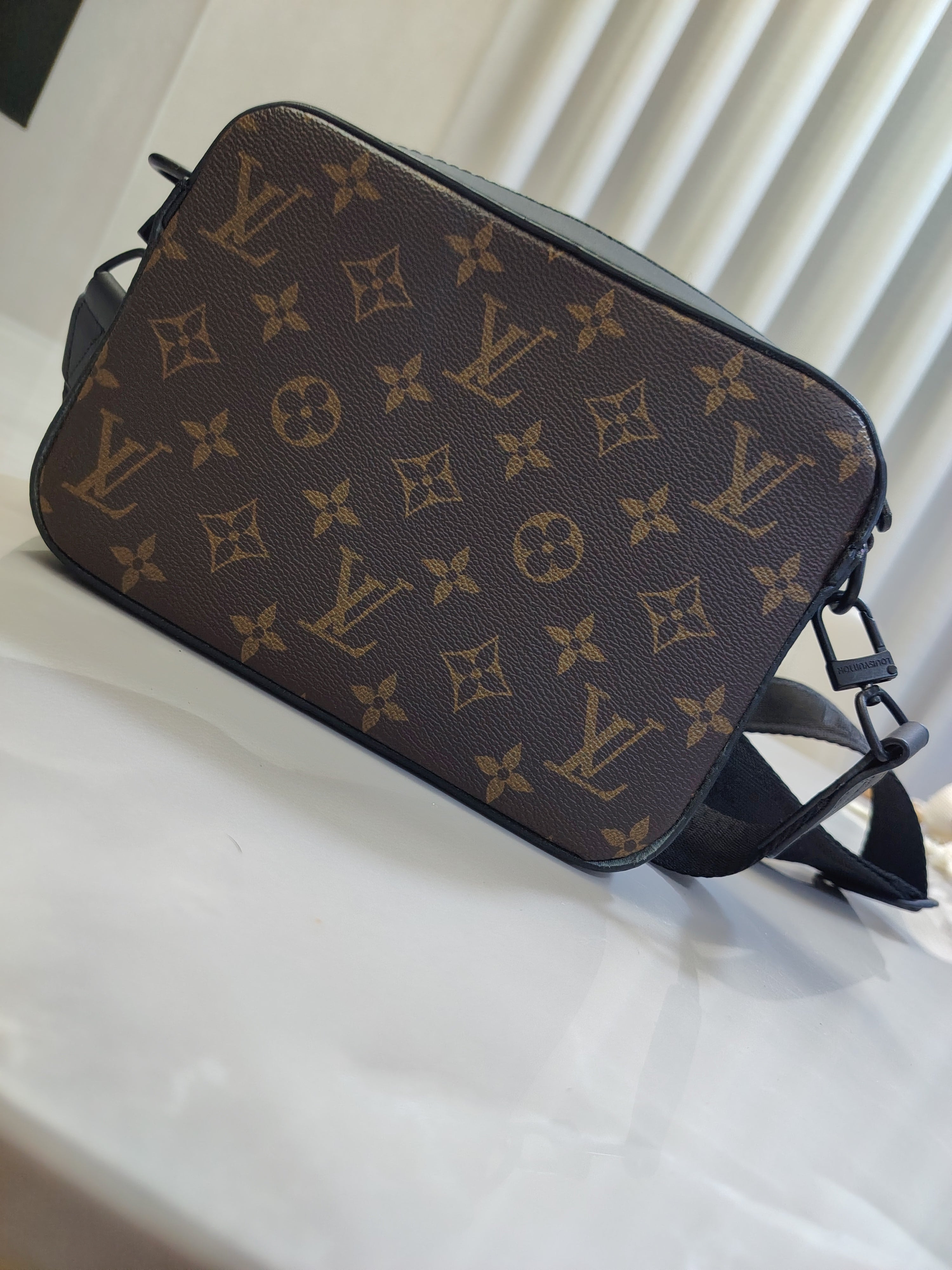 Louis Vuitton Monogram Macassar Crossbody – Signature Canvas Urban Messenger Brown Black luxury Men's Gifts Pre-owned