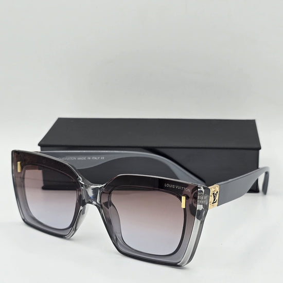 Louis Vuitton LV Square Dark Gray Sunglasses Unisex Luxury Gifts