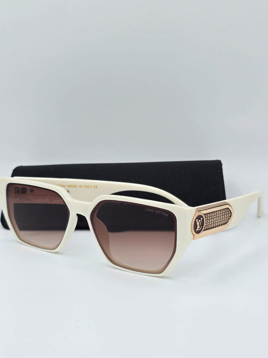 Louis Vuitton LV White sunglass luxury gifts