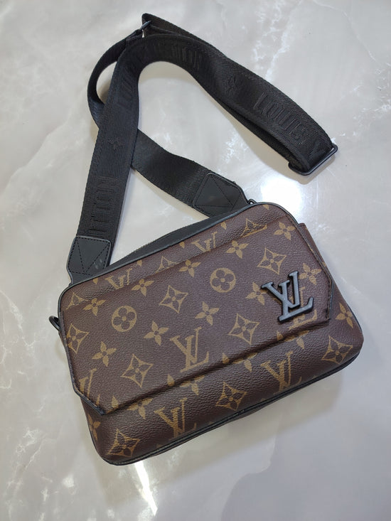 Louis Vuitton Monogram Macassar Crossbody – Signature Canvas Urban Messenger Brown Black luxury Men&